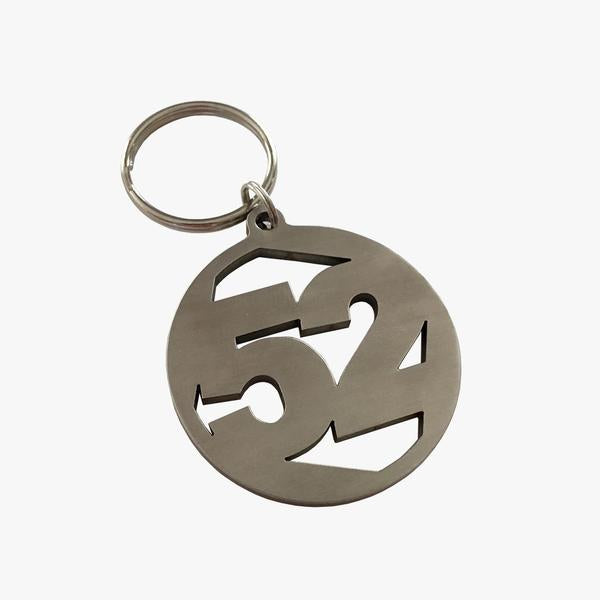 '52' Stainless Steel Key Chain